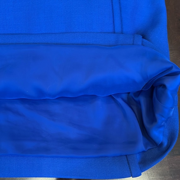 💙 TORY BURCH Jane Blue Dahlia Skirt - Picture 7 of 8